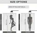 CF-144pcs Christmas tree shower curtain decoration, beautiful housewarming gift, modern home decoration shower curtain set, waterproof shower curtain and toilet floor mat three piece set with 12 shower curtain hooks