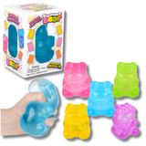 Jumbo Sugar Squeezy Fidget Bear Kids Toy In Bulk - Assorted