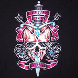 45-Inch "Loyal To None Skull With Dagger" Wall Banner/Flag