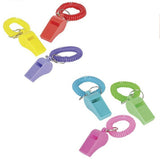 Spiral Whistle Keychain In Bulk- Assorted