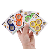 Finger Magnetic Spinner Ring Fidget Kids Toy- Assorted