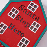 CF-17Shenzhi Tech Festive LED Christmas Sign - Battery-Powered Table Lamp with Warm White Light, Perfect for Home & Window Decor, Christmas Decor