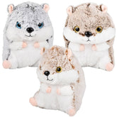 10" Furry Hamster Plush Sold in 2 Pcs