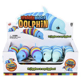 Dolphin Sensory Wiggle Kids Toys In Bulk- Assorted