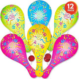 Neon Paddle Balls kids Toys In Bulk- Assorted