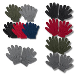 Holiday Winter Knit Gloves For Kids In Bulk