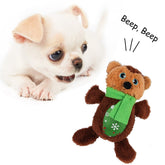 Wholesale New Christmas Style Bear Molar Squeaky Plush Chew Dogs Toy
