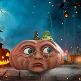 0709BA Artificial Pumpkins Resin Farmhouse Decoration Pumpkin Decoration Decorative Props Desk Figurine For Indoor Outdoor Decor