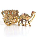 Metal Camel with Antique Handmade Stone Work