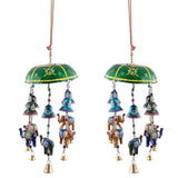Ghanti Hathi Door Hanging Handcrafted Elephant Bell Decor MOQ -12 pcs