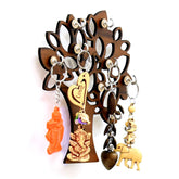 Wood Key Holder Tree with 8 hooks