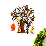 Wood Key Holder Tree with 8 hooks