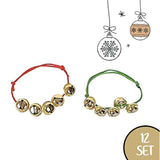 Jingle Bell Bracelet For Kids In Bulk - Assorted