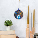 Evil Eye Glass Handmade Sun Charming Amulet Good Luck Home Décor