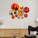 Wood Wall Hanging for Home Decor With 11 pieces