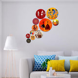 Wood Wall Hanging for Home Decor With 11 pieces