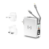 Power Bank 10000mAh With AC Plug 15W Fast Wireless Charging