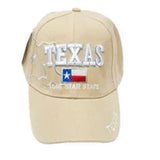 Wholesale Casual Baseball Caps "Texas" Design For Men's
