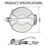 1pc Durable Aluminum Tortilla Press - Large 8 Diameter for Perfect Tortillas