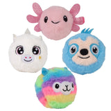 Air Plush Animal Bounce Ball For Kids - Assorted