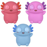 Squishy Popping Eye Axolotl Kids Toy In Bulk - Assorted
