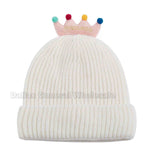 Adorable Crown Beanie Hats For Kids Wholesale - Assorted