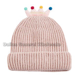 Adorable Crown Beanie Hats For Kids Wholesale - Assorted