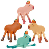 3.75β Bendable Capybara Figures - Set of 24 Flexible, Fun Toys