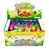 Bulk Fruit Designed Bubbles with Whistles for Kids - Assorted