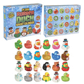 Rubber Ducky Christmas Advent Calendar Set For Kids - Assorted