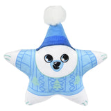 Soft Plush Stuffed Christmas Star Themed Kids Toy - Assorted