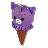 Soft Plush Ice Cream Cone Patterned Toy For Kids - Assorted