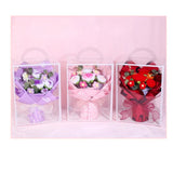 Ligh Up Crochet Flower Bouquets For Gift