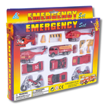 15 Pcs Diecast Fire Team Vehicles Kids Toy- Assorted