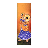 Digital Painting for Living Room Set of 3pcs, Rajasthani Village Scene