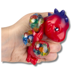 Squeezy Bead Dinosaur Ball Toy For Kids in Bulk - Assorted