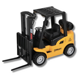 Die-Cast Pull Back Forklift Stocking Stuffer Kids Toy