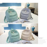 Fashion Wild Senior High School Students Solid Color Women's  Bag