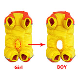 1009GP Winter Pet Dog Clothes For Small Dogs Warm Reflective Puppy Clothing French Bulldog Costume Medium Coat For Chihuahua Dog Jacket