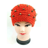 Ladies Knitted Headbands with Spike Studs - Assorted