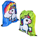 Unicorn Drawstring Backpack In Bulk- Assorted