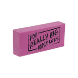Jumbo Big Mistake Wedge Erasers In Bulk