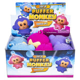 Light-Up Puffer Monkey Toy For Kids In Bulk - Assorted