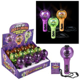 Light Up Jack O Lantern Spinning Wand Necklace Kids Toy - Assorted