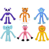 Mini Bendable Zoo Animals kids Toys In Bulk- Assorted