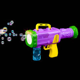 Light Up Mardi Gras Bubble Blaster Kids Toy