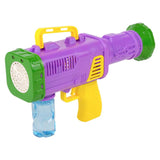 Light Up Mardi Gras Bubble Blaster Kids Toy