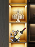 27june Accessible Luxury High-End Violent Bear Wine Rack Wine Cabinet Decoration Home Living Room TV Cabinet Sideboard Cabinet Decoration