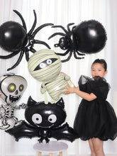 New Halloween Party Decoration Supplies Aluminum Film Balloon Large Spider Bat Mummy Skull Balloon