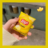 Creative Potato Chips for New Airpods3 Protective Case Airpodspro Protective Case Apple One Two Three Generation Wireless Bluetooth Earphone Cover Airpods2 Soft Silicone 1 Generation Trendy Niche Style Ins Style